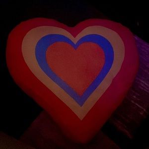 Heart shaped pillow